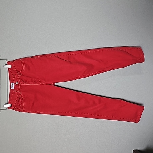 Guess red Vintage Downtown Girl Throwback Sexy high rise jeans size 0 - Picture 2 of 9